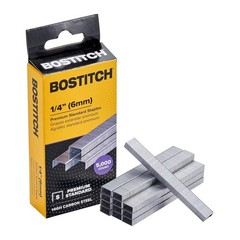 Bostitch Standard Staples, 1/4″ Leg Length, Box of 5000 – Rust Resistant