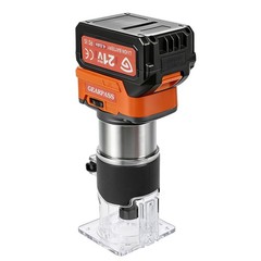 30000RPM Cordless Compact Wood Router for Makita 21V Battery, Carving 1/4″ Col