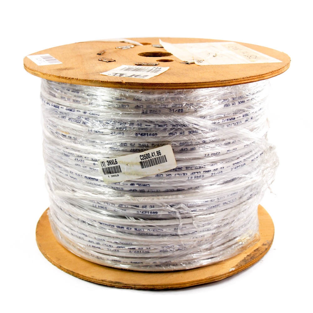 Carol Coaxial Cable 1000 Ft 20 AWG Natural C3500.41.86 –