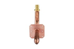 EFIELD 10 PCS 1/2″ PEX-A Expansion Copper Stub Out Elbow Wall Flange-8 Inch