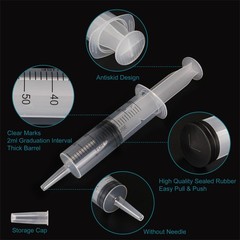12Pack 60Ml Syringe for Liquid – Large Plastic Syringes without Needle for Jello