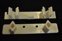 Tenn-Tex False Front Cabinet & Drawer Repair / Replace Clips 2 Pairs W/Screws