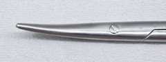Aesculap BC243R TC Durotip Mayo Scissors, Curved, 6-3/4″