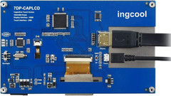 7 Inch HDMI LCD 1024X600 Resolution Capacitive Touch Screen IPS Display Module C