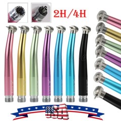 7 Color NSK PANA MAX Style Dental High Speed Handpiece Push Button 4 Hole 2 Hole