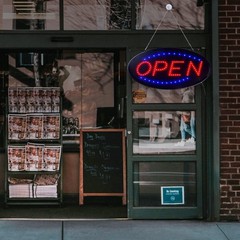 OPEN Business Sign Animated Motion Ultra Bright Store LED Neon Light with ON/OFF