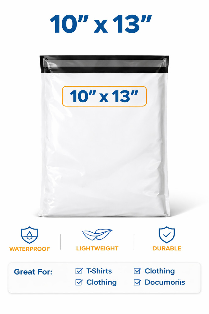 Kelvo Poly Mailer Shipping Bags Self Seal Waterproof 10×13 12×15.5 Choose Qty