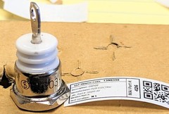 (2) 24 AMP 3300/4200V FUJI STUD MOUNT GENERAL USE POWER RECTIFIER DIODE [OF55]