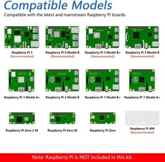 Ultimate Starter Kit for Raspberry Pi 5 4 B 3 B+ 400 Zero 2 W, 962-Page Detai…