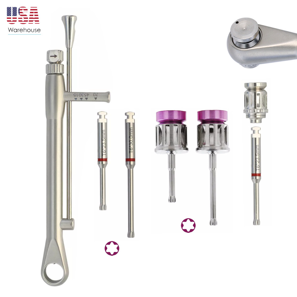 Implant Straumann SCS Screwdrivers Torque Wrench Manual Drivers Latch Adapter