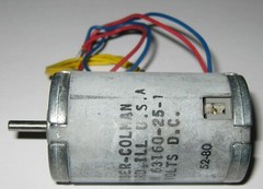 Barber Colman 14 V DC Motor with AC Tachometer – 7500 RPM – Brushless AC Tach