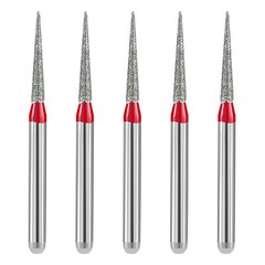 JMU Dental FG Burs Needle Shape Diamond Burs Fine Grit/Extra Fine 5pcs/pk