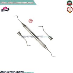 Dental Offset Enamel Chisel Surgical Hatchet Periodontal Gingival Cavity Cutting
