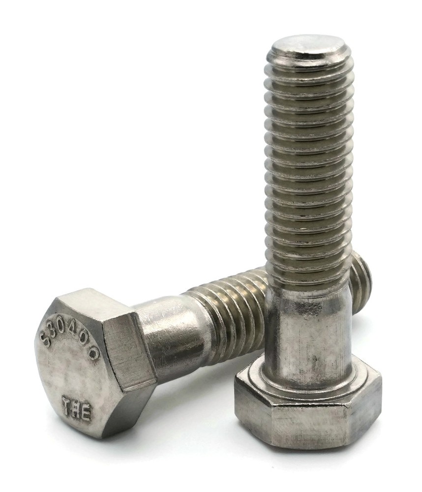 7/8″-9 Hex Cap Screws Bolts 18-8 Stainless Steel – All Lengths & Qtys