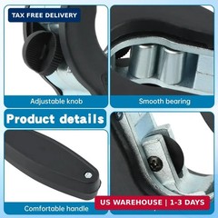 Ratcheting Tubing Cutter, 2 in 1 Close Quarters Tube Compact Cutter, Portable Ra