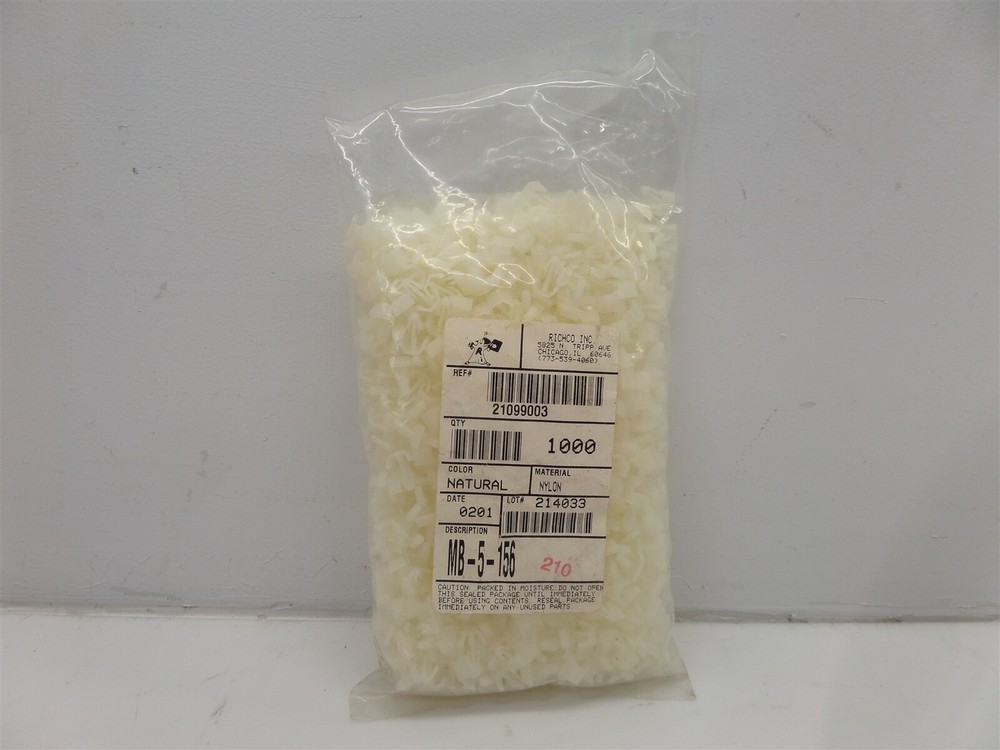 Bag Of 1000- Essentra MB-5-156 Mounting Buttons