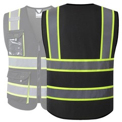 JKSafety Hi Vis Reflective Safety Vests for Men Women High Visibility Vest wi…