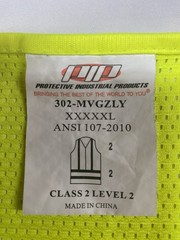 PIP Yellow and Orange Safety Vests with Reflective Tape Men’s 5XL (5136)