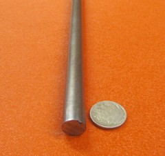 4140/4142 Steel Rod, Metric 12 mm Dia. (-0.051) x 3 FT Length