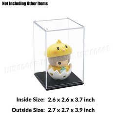 Small Acrylic Display Case Collectibles Box Dustproof 1/64 Diecast Action Figure