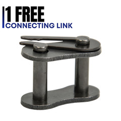 #50 Roller Chain 10 Feet with 1 Connecting Links