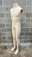Male Mannequin Poseable Full Cloth Body, Bendable Arms & Legs, Egg Head, NEW
