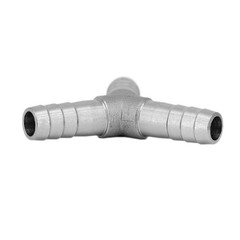 Stainless Steel 5/16 Inch Hose Barb Wye 3 Way Y Shaped Brew Union