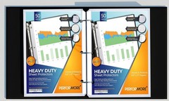 50 Sheet Protectors 8.5 x 11 for 3 Ring Binder, Heavy Duty Clear Page Protect…