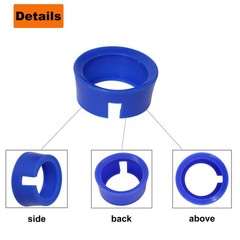 49190 Boot for Yellow Jacket HVAC Gauge Boots 3-1/8″ 1 Pair Red Blue…