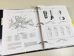 Ford 555A 555B 655A Tractor Loader Backhoe Service Repair Manual In Shop Binder