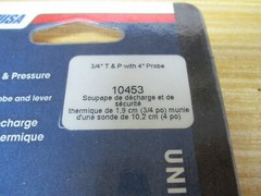 Camco 10453 Temperature/Pressure Relief Valve 3/4 NCLX-5LX