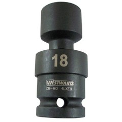 WESTWARD 4LXG1 Impct Skt,Steel,Blk Oxd,7/8 in 4LXG1