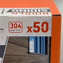 DECK WISE (50 PACK) Hidden Siding Fasteners for Hardwoods SS 8×2″ T15 DWHSF-50