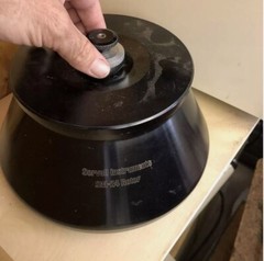 Sorvall SM-24 Centrifuge Fixed Angle Rotor With Lid. Last One!!