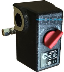 HEAVY DUTY CONDOR USA PRESSURE SWITCH, 26AMP, 11GA2E, 100/125 PSI,1/4″ FNPT,DPST
