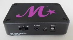 Genuine True-Random Analog White Pink Brown Noise Generator. Does not loop.