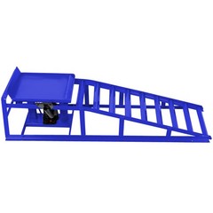 2X Auto Car Truck Service Ramps Lifts Garage Car Lift Hydraulic Ramps 5 Ton Blue