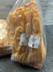 Mapa Triple Polymer 20 Mil unlined Rubber gloves Size 11 made in USA anti-c 72PR