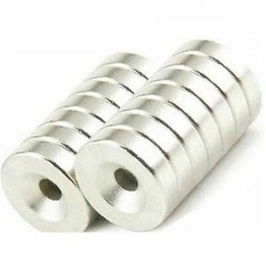 N35 Countersunk Ring Round Disc Strong Magnets Rare Earth Neodymium Hole 5mm