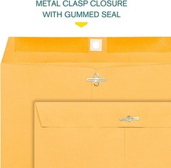 Clasp Envelopes 10×13 Inch – 30 Pack Brown Kraft Catalog Envelope with Clasp …