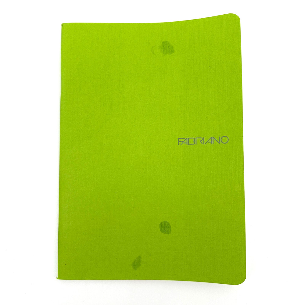 Fabriano EcoQua Green A5 Grid Notebook 40 Pages Italy 85gsm Recycled Paper