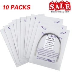100PCS Dental Orthodontic Arch Wire Niti Super Elastic Round Natural Form 10PACK