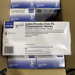 Ommi Trust Latex Power Free PL Non Sterile / Polymer Coated / Texture