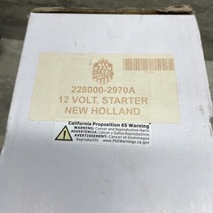 All Star Electric 228000-2970A Starter Motor For New Holland, 12 Volt, New