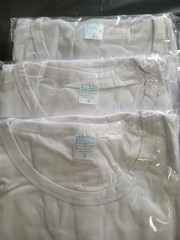 Lot of 10 Blank White Sublimation T-shirts 100% Polyester Unisex