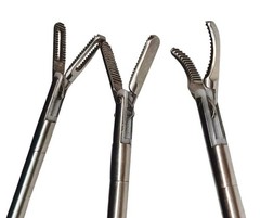 4PCS Laparoscopic Bipolar Bissinger Forceps Set 5mmx330mm with Cable Instruments