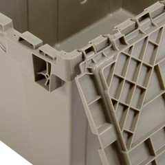 Global Industrial Distribution Container With Hinged Lid 21-7/8×15-1/4×12-7/8