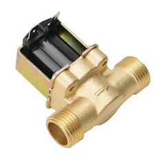 DC12V 1/2 Inch Brass Electric Solenoid Valve Normally Closed For Water 0.8Mpa