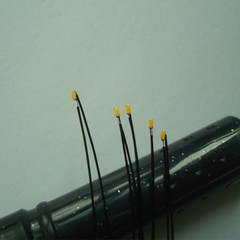 Pre-Soldered Micro Litz Wired Leads SMD LED 0402 0603 0805 1206 For Model Train