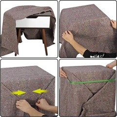 12 Pack Moving Blankets Shipping Furniture Equipment Protection Pads Quilted